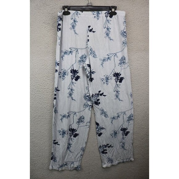 Nordstrom Lingerie Women's Pajama Set-Medium-Drawstring-Floral - Picture 6 of 16